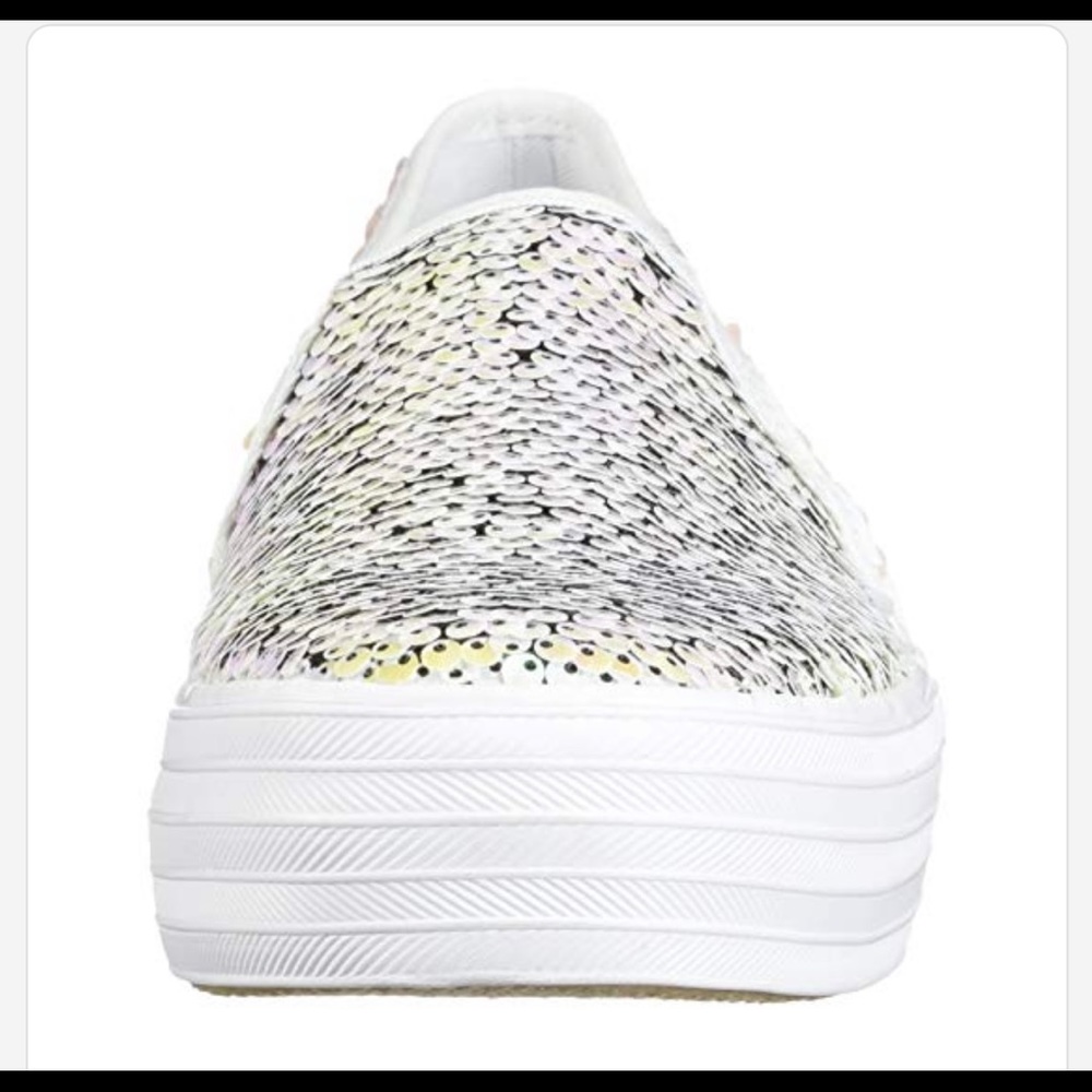 Keds Triple Decker Reverse Sequin White Multi - Picture 2 of 9